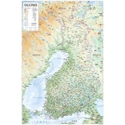 Finland Väggkarta